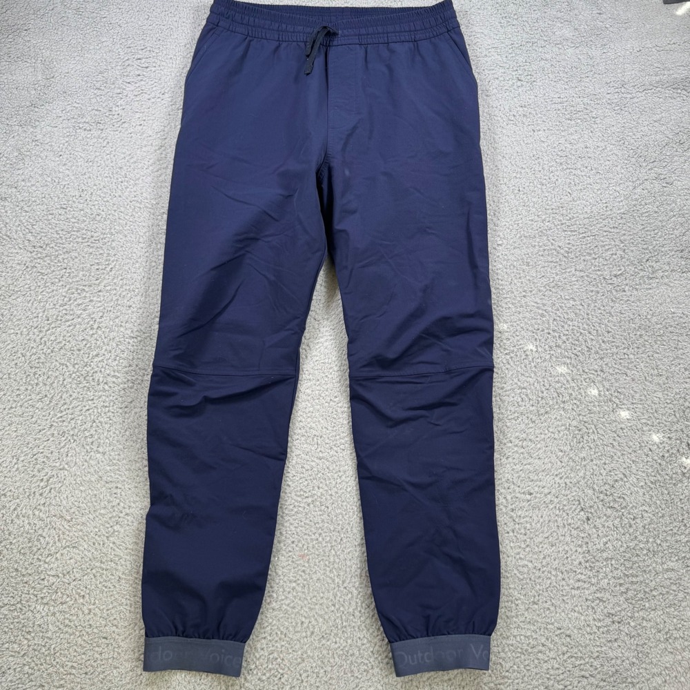Outdoor Voices Mens Rectrek Jogger Pants Navy Blue Size Small Hiking Climbing